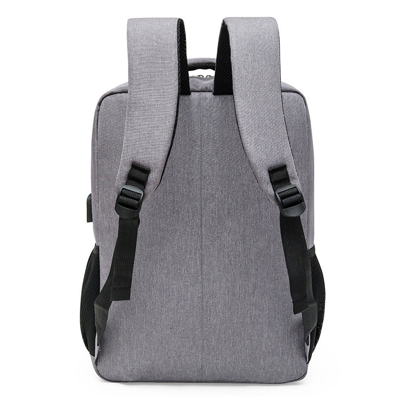 Gwrth-Ddwylo Ysgwydd Dwbl Usb Codi Tâl Backpack Gwrth-ladrad 