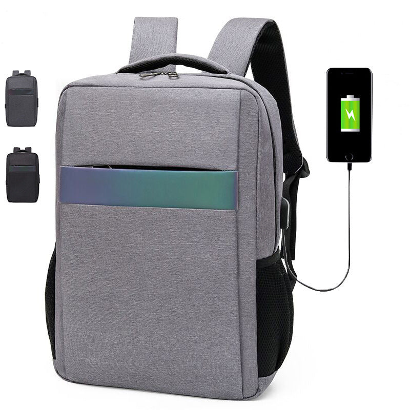 Gwrth-Ddwylo Ysgwydd Dwbl Usb Codi Tâl Backpack Gwrth-ladrad 