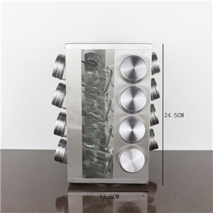 Stainless Steel Kitchen Jar Seasoning Bottle Storage Box