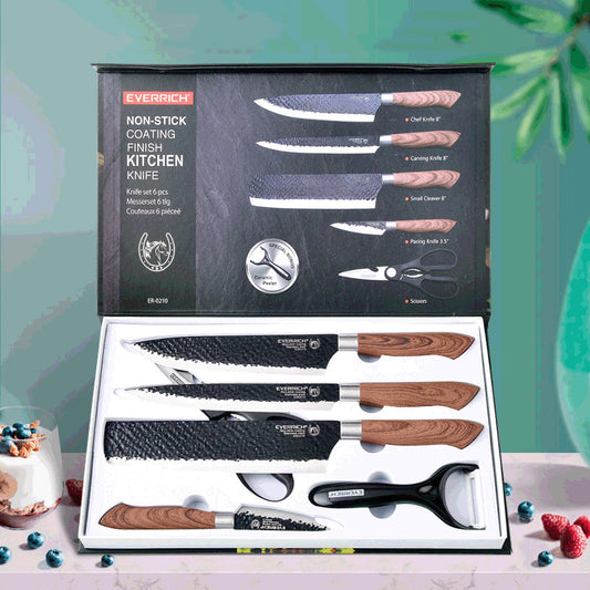 Gift Household Stainless Steel Kitchen Knife Six-piece Set